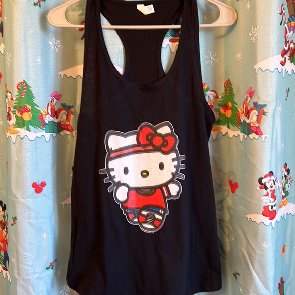 Hello Kitty 2022 Sanrio racer back tank top - Picture 2 of 13